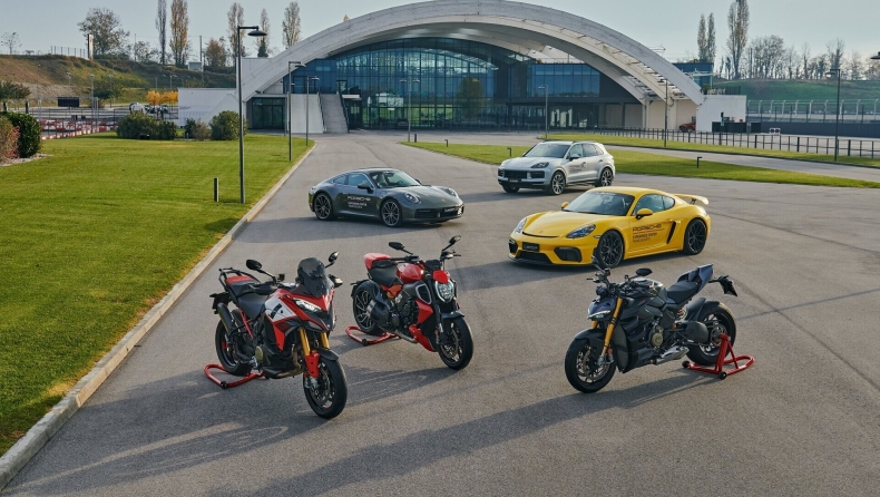  Ducati και Porsche συνεργάζονται για μια αξέχαστη εμπειρία