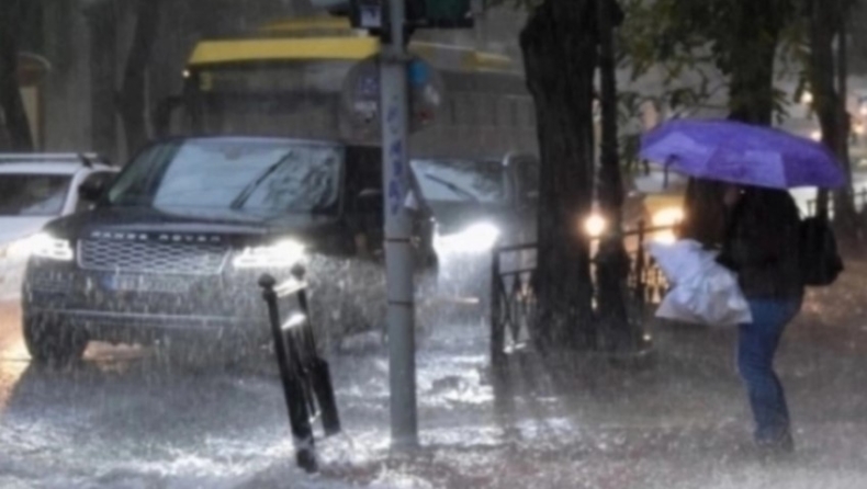 Βροχές και καταιγίδες στο μεγαλύτερο μέρος της χώρας: Πού θα σημειωθεί επεισόδιο βροχόπτωσης κατηγορίας 3