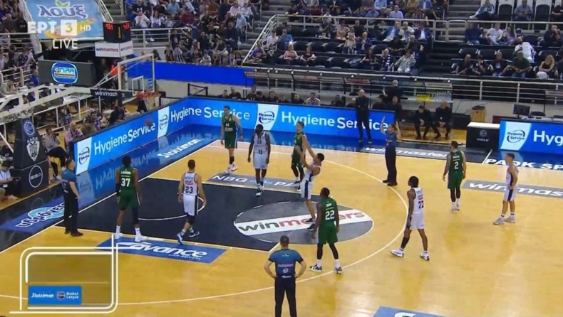 ΠΑΟΚ - Παναθηναϊκός: Ο ΜακΝίς έκανε 2 βολές... airball! (vid)