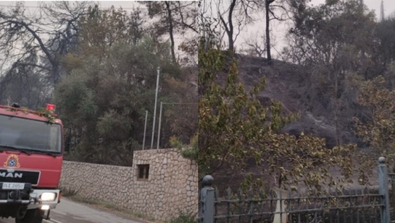Φωτιά στην Ηλεία: Σοβαρές ζημιές από την πυρκαγιά στο σπίτι του Τζόρτζεβιτς
