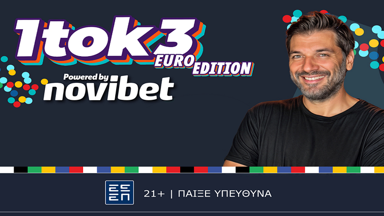 “1tok3 Euro Edition” powered by Novibet με τον Παναγιώτη Χατζηδάκη!