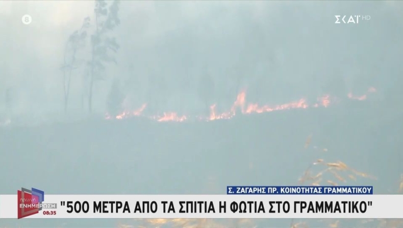 Εξαγριωμένος κάτοικος της Πεντέλης στον «αέρα» του ΣΚΑΪ: «Όλη τη νύχτα δεν έχουν στείλει πυροσβεστικό γ@μ#μ$νοι» (vid)