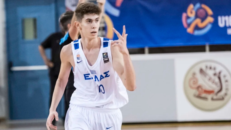 Εθνική Παίδων: Στην καλύτερη πεντάδα του EuroBasket U16 ο Χατζηλάμπρου