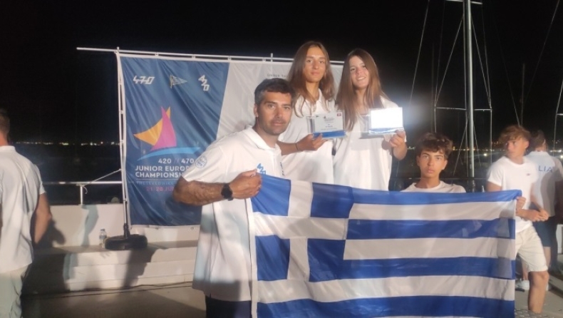 Σπουδαίες εμφανίσες τα κορίτσια U17 και U15 στο ευρωπαϊκό πρωτάθλημα 420 στη Θεσσαλονίκη