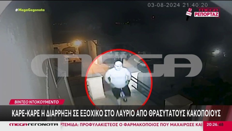 Καρέ καρέ η διάρρηξη σε εξοχικό στο Λαύριο: Ο ιδιοκτήτης ειδοποιήθηκε από εφαρμογή στο κινητό (vid)