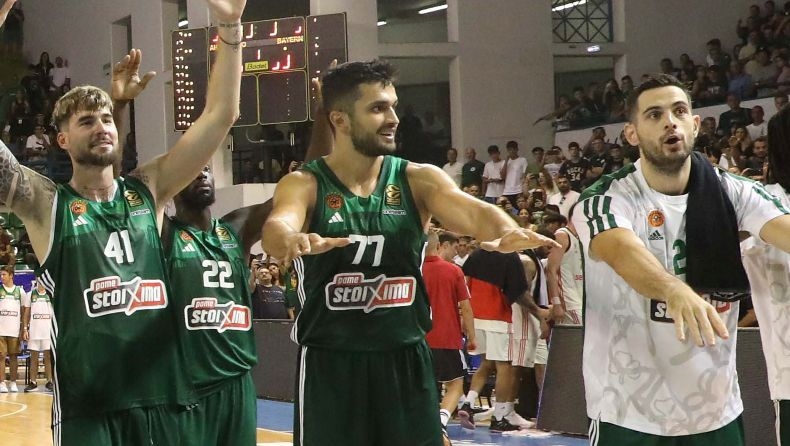 Παναθηναϊκός - Μπάγερν 86-69: Το εντυπωσιακό ντεμπούτο του Γιούρτσεβεν (vid)