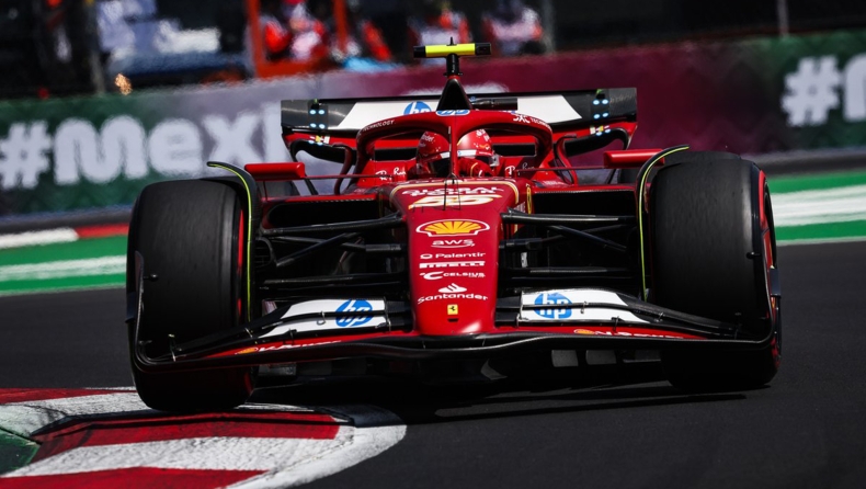 F1 - Μεξικό: Κυρίαρχος ο Σάινθ με τη Ferrari στο FP2, προβλήματα για Φερστάπεν