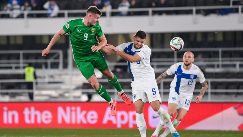 Nations League: «Διπλό» με ανατροπή στο Ελσίνκι Ιρλανδία, μοιρασιά για Ιταλία και Βέλγιο