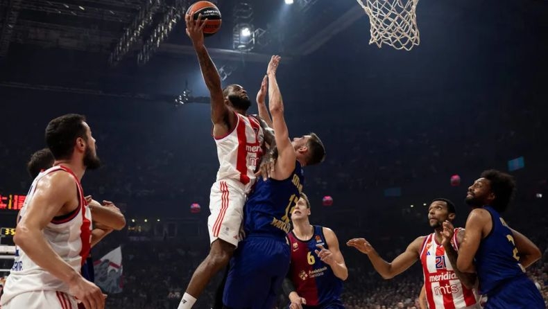 Euroleague: Πολλά τα διαιτητικά λάθη στο τελευταίο δίλεπτο του Ερυθρός Αστέρας-Μπαρτσελόνα