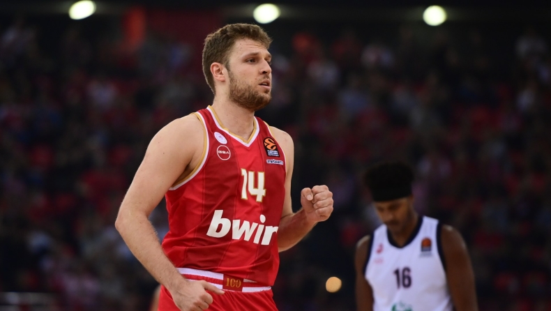 EuroLeague, Βεζένκοβ: Back to back MVP ο φόργουορντ του Ολυμπιακού