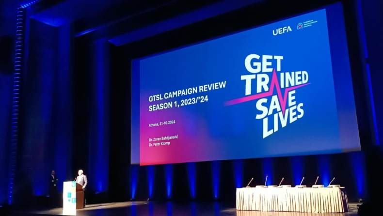 «Get Trained, Save Lives»: Η UEFA παρουσίασε στην Αθήνα τα αποτελέσματα της εκστρατείας της