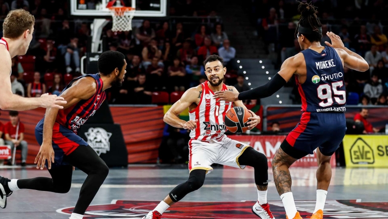 Βαθμολογία της EuroLeague: Έφτασε τις έξι σερί νίκες και παραμένει μόνος στην κορυφή ο Ολυμπιακός