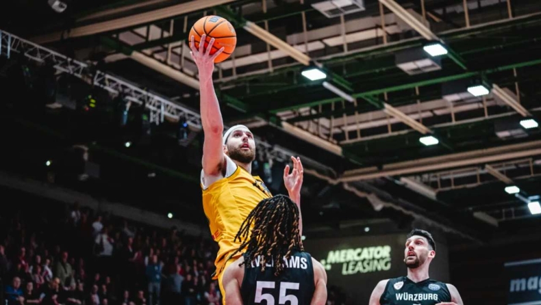 Βίρτσμπουργκ - ΑΕΚ 71-77: Grande Golden μέσα στη Γερμανία και... άλμα για την πρωτιά(vid)