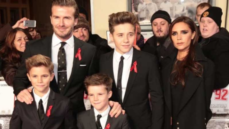 The Beckhams-Addams Family!