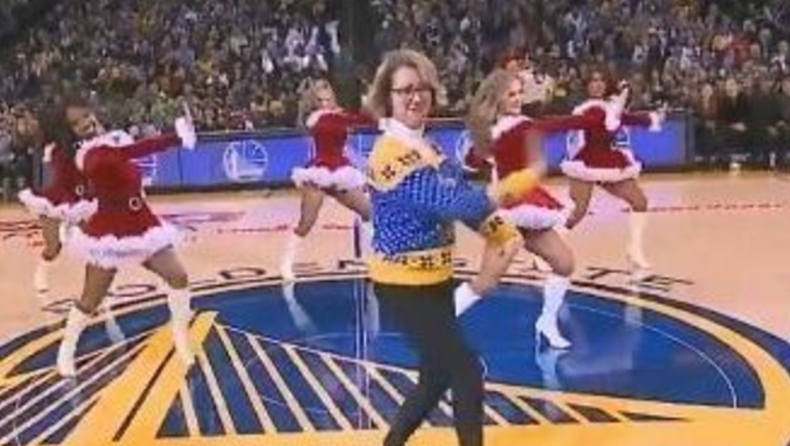 Κατέκτησε θέση στις cheerleader η απίστευτη φαν των Ουόριορς! (vid)