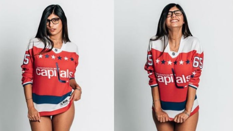 Η Mia Khalifa παραλίγο να πιάσει τα γεννητικά όργανα ενός παλαιστή (vid)