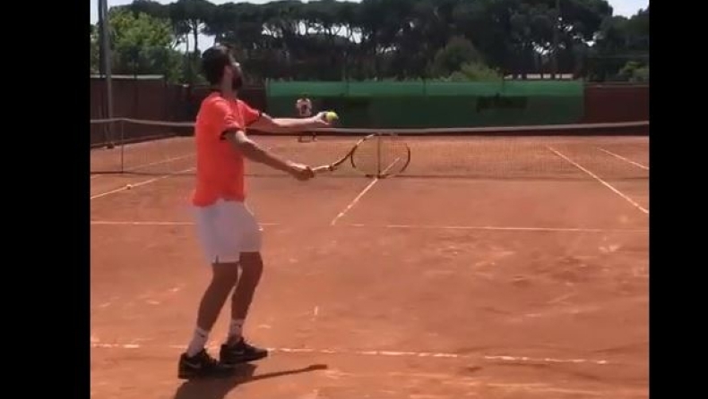 Έτοιμος για... Roland Garros ο Πικέ (vid)