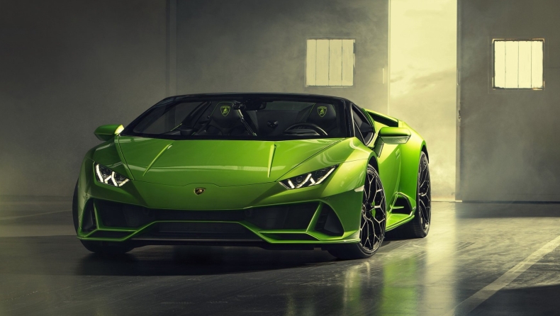 H Lamborghini Huracan Evo «χάνει» την οροφή της (pics)