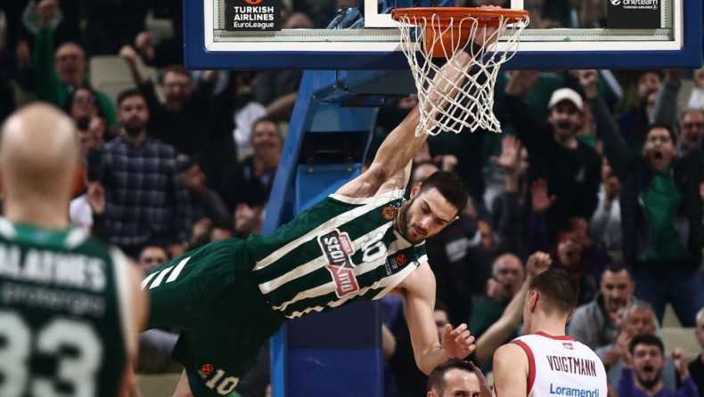 Το τρομερό alley-oop κάρφωμα του Παπαπέτρου! (vid)