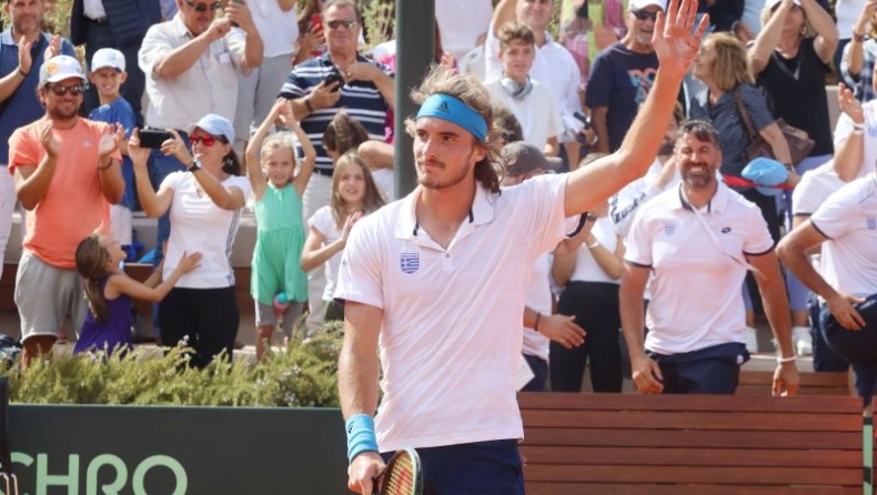 Davis Cup: Στα πλέι οφ με σφραγίδα Τσιτσιπά η Ελλάδα (vids)