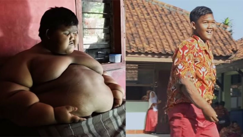 Το πιο παχουλό παιδί του κόσμου έχασε 110 κιλά, ονειρεύεται να παίξει ποδόσφαιρο και υποστηρίζει την Λίβερπουλ (vid)