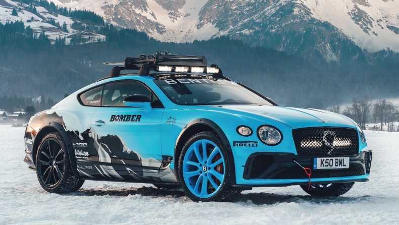 Μια Bentley ετοιμάστηκε για να δαμάσει τα χιόνια! (pics)