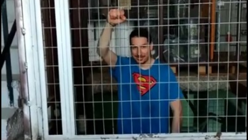 Μοιράσου αυτό που ζεις με το gazzetta: Ο Χρήστος ο... Superman! (vid)