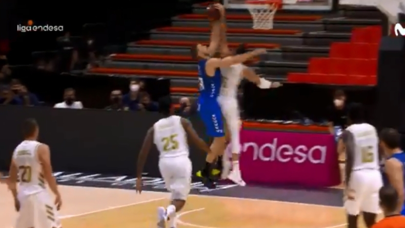 Ισπανία: To monster block του Ρούντι στο Top-3 της Liga Endesa (vid)