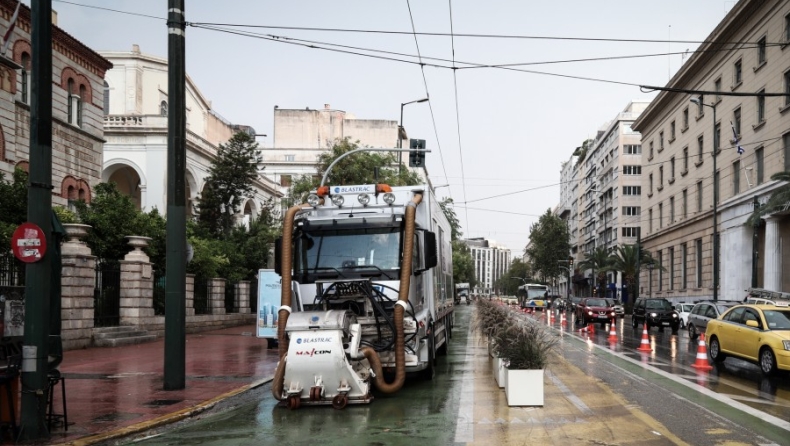 Άρχισαν τα έργα για να... μικρύνει ο «Μεγάλος Περίπατος» της Αθήνας (pics)