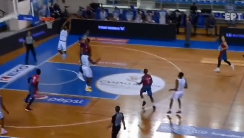 Κολοσσός - Μεσολόγγι: Το τρομερό alley-oop κάρφωμα του Γκόινς (vid)