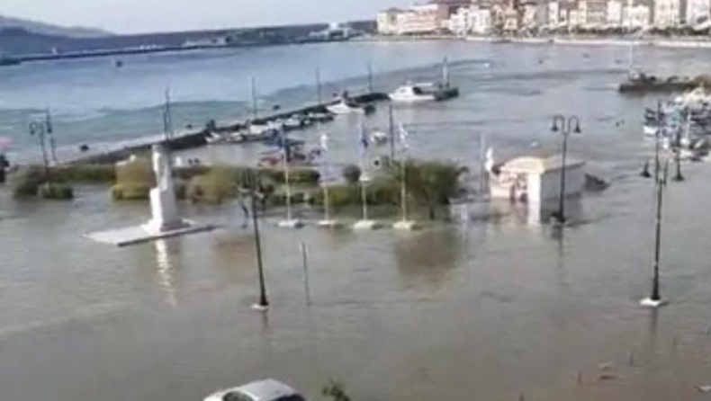 Την ώρα του σεισμού κάποιοι έκαναν πλιάτσικο σε μαγαζί