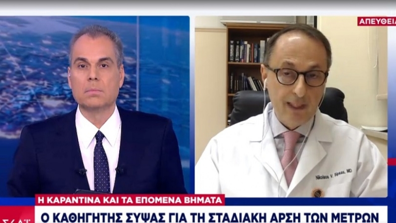 Σύψας: «Ξεχάστε το άνοιγμα 7 Δεκεμβρίου, παράταση του lockdown μέχρι 21 και Χριστούγεννα μόνοι μας» (vid)