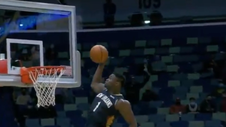 Ζάιον: Απίθανο alley oop με το ένα χέρι! (vid)