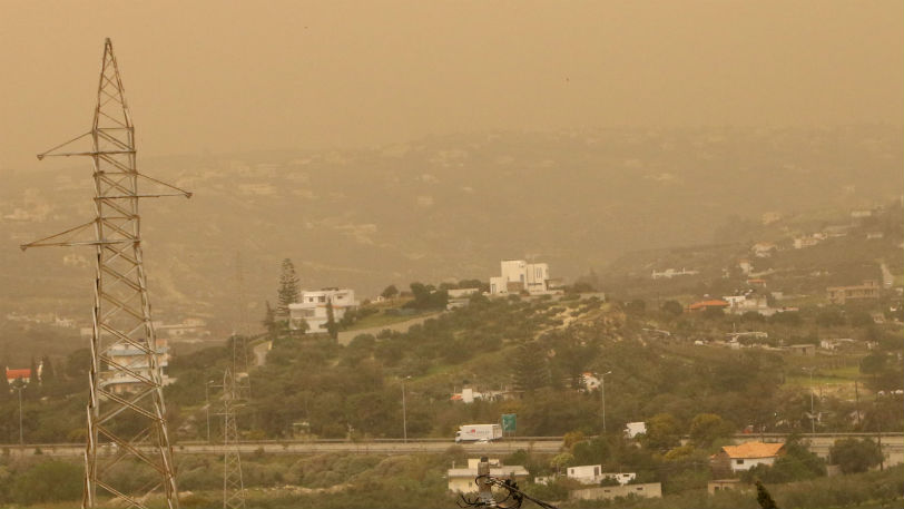 Μεταβολή του καιρού: Σκόνη και λασποβροχές (χάρτες)