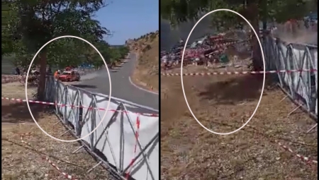Σοβαρό ατύχημα στην ανάβαση Δημητσάνας: Αυτοκίνητο έπεσε πάνω σε θεατές (vid)