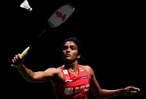 Η PV Sindhu σε αγωνα μπάντμιντον