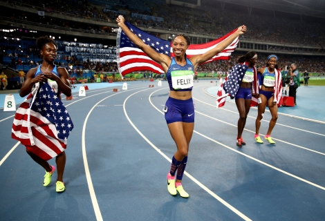 allyson felix tori bowie