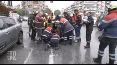 Τροχαίο σε «ζωντανή» σύνδεση με ντελιβερά: Έπεσαν πάνω του διασώστες που βρέθηκαν στο σημείο για άσκηση (vid)