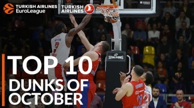 Turkish Airlines Euroleague, Top 10 Dunks of October!