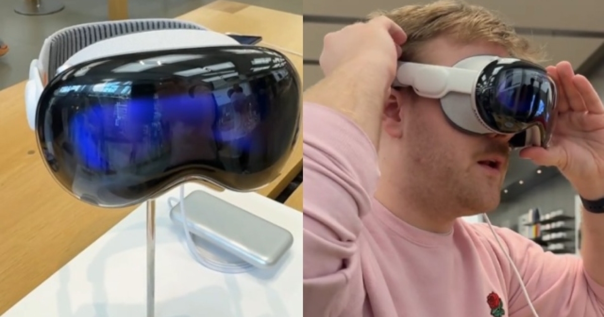 A visually impaired influencer was shocked when he realized that Apple Vision Pro helped him see (video)