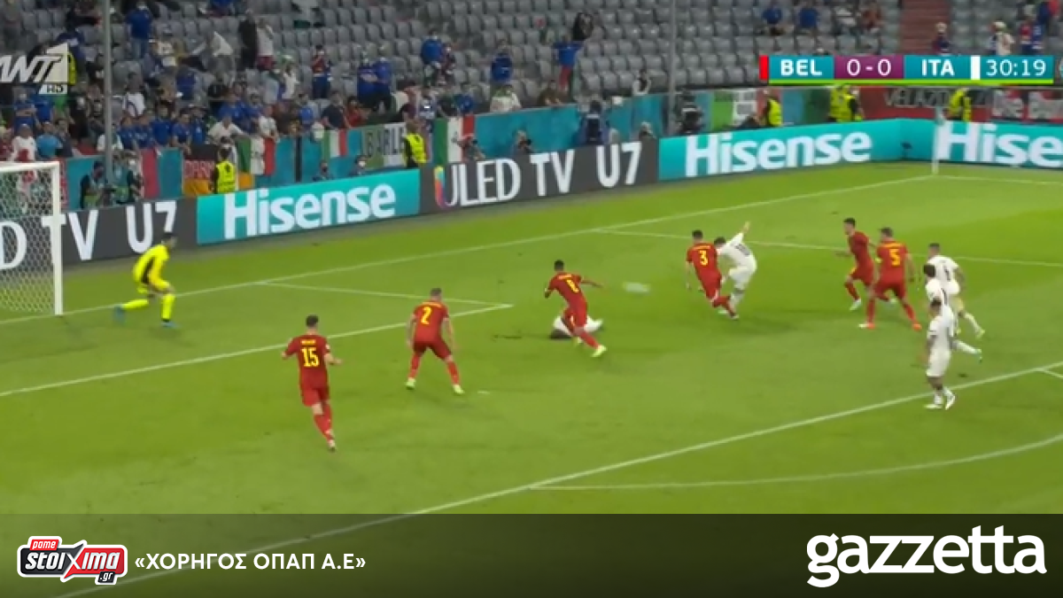 Βέλγιο - Ιταλία: Η γκολάρα του Μπαρέλα για το 0-1 (vid ...