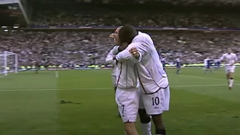 Ντέιβιντ Μπέκαμ (16/09/1998 - Champions League, Μαν. Γιουνάιτεντ – Μπαρτσελόνα 3-3)